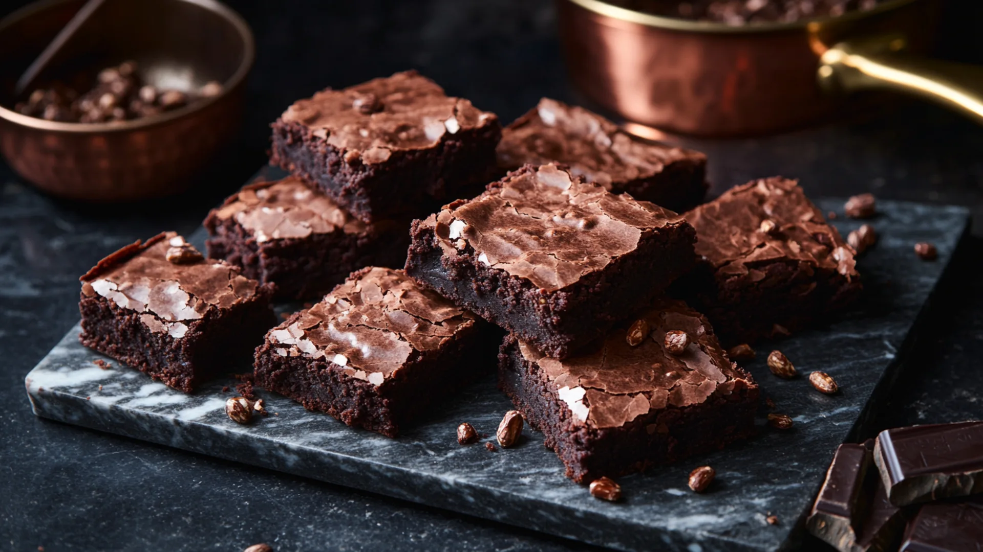 Fudgy Natural Cacao Brownies