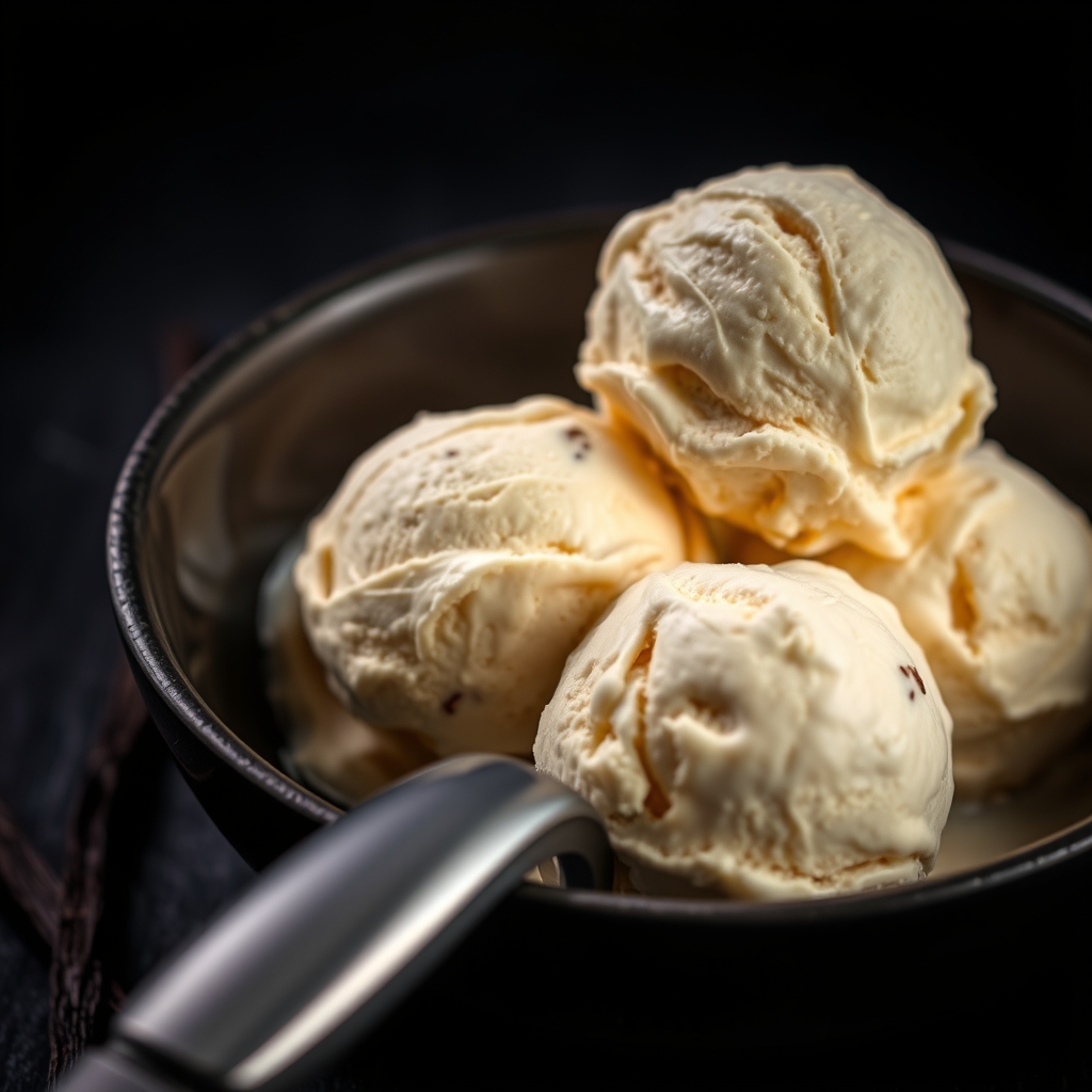 Thermomix Vanilla Bean Ice Cream